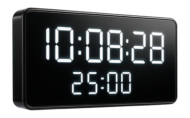 Digital wall clock with a countdown timer