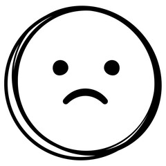 Hand Drawn Emoji Sticker