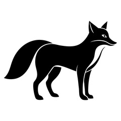 vector image of a fox