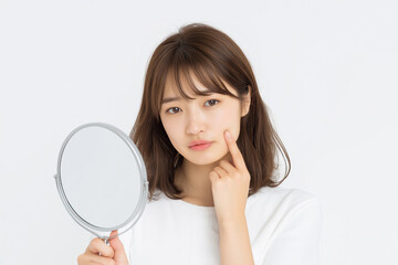 肌荒れや老化に悩む女性