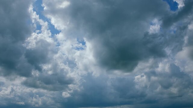 Dynamic and EverChanging Cloud Patterns Against a Bright Blue Sky Filled with Wonder