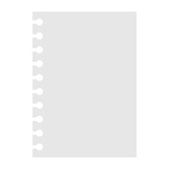 シンプルなメモ用紙のイラスト