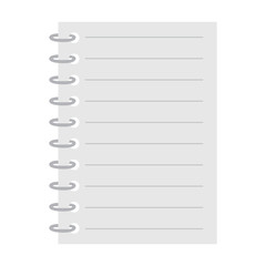 リングノートのイラスト