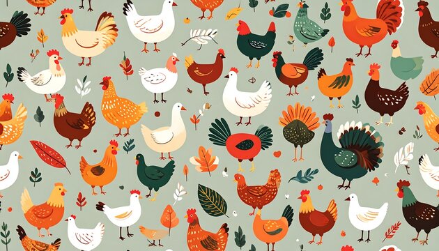 Chicken Pattern Images – Browse 210,836 Stock Photos, Vectors, and ...