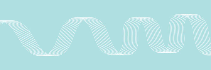 Abstract colorful wave background with Olympic line colors isolated on white background vector eps 10. 