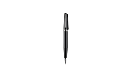 Sleek Black Fountain Pen with Cap