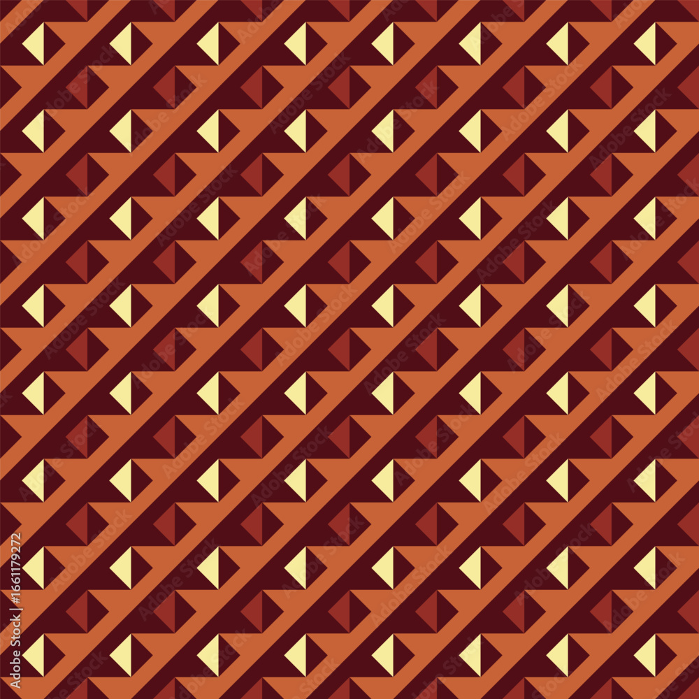 Poster geometric diagonal triangle composition repeating decorative graphic seamless pattern