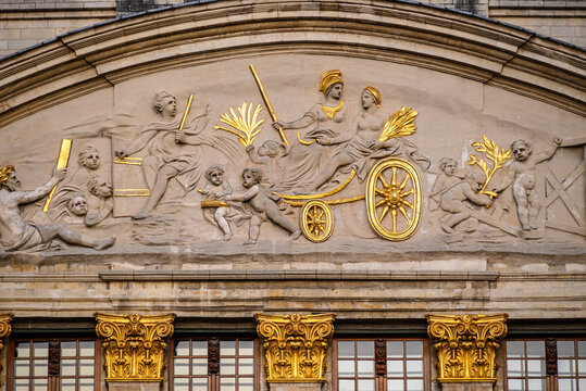 House of the Dukes of Brabant Guildhalls on the Grand-Place Grote Markt central square of Brussels, Belgium