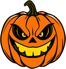 halloween pumpkin head