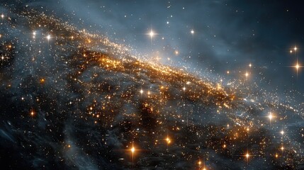 Glowing Halo of Galaxy Cluster in X-Ray Image