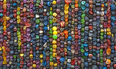 Colorful pebble texture background seamless pattern design