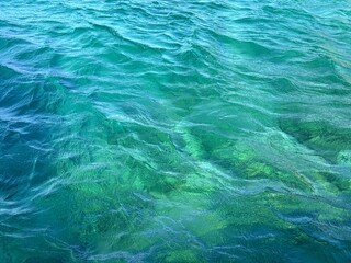 Sea ocean blue waves water.