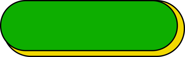 Retro Text Box Element Shape | Multi-Color Retro Shape