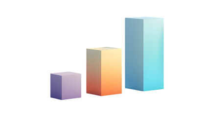 business graph with arrow