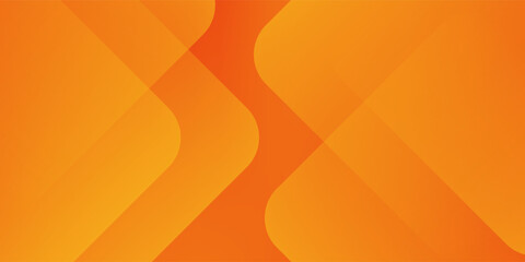 Abstract orange and yellow geometric background. Dynamic shapes composition. Cool background design for posters. Vector illustration
