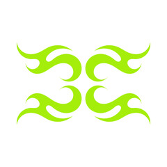 Abstract Shapes Bundle. PNG  PNG con forma abstracta verde. figura. forma. shape.