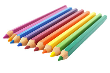 Fototapeta premium Professional color pencils isolated on transparent background