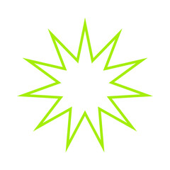 Abstract Shapes Bundle. PNG  PNG con forma abstracta verde. figura. forma. shape.