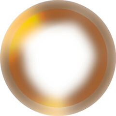 Brown Gold Circle Frame Gradient Overlay with Soft Blur Border
