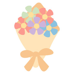 Cute Flower Bouquet Stickers