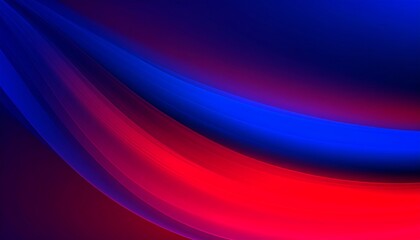 Abstract Red and Blue Curves