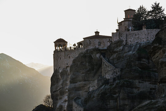 One of the monasteries in Meteora / Greece