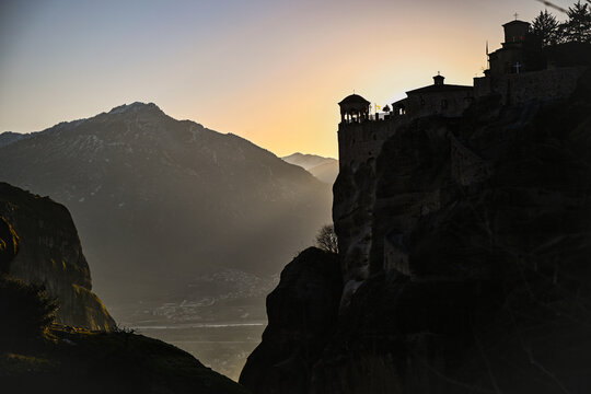 One of the monasteries in Meteora / Greece