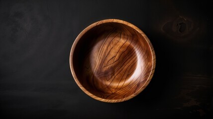 Fototapeta premium empty wooden bowl