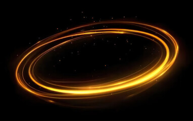 Round, background, energy, ring, circle, shine, glow with brilliant neon spark, electric fire flash...