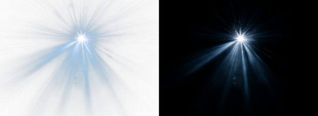 Star blue light shine sparkling starlight flash effect glow magical magic sparkle beam background galaxy night space spark universe spotlight decoration design beauty celebration explosion transparent