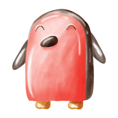 red penguin