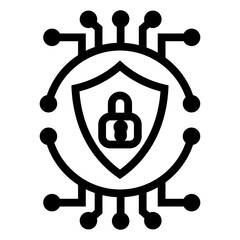 Cyber Security Icon