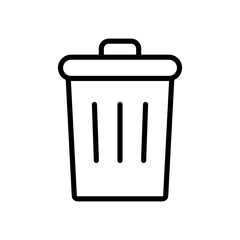 Trash can with lid icon.
