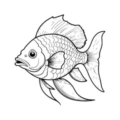 Fototapeta premium fish vector illustration
