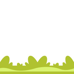 Grass Footer Illustration