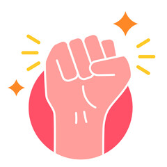 Strength Fire Fist Icon