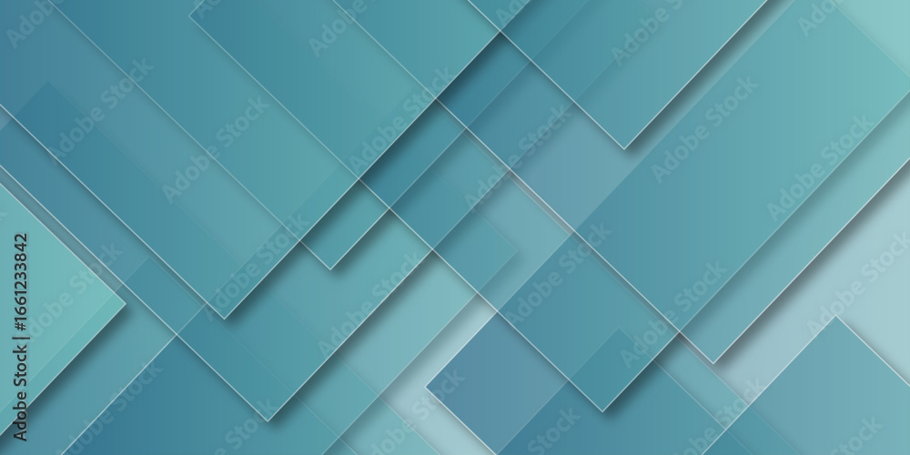 Poster minimalistic geometric blue abstract background. abstract background with transparent rhombus geomet