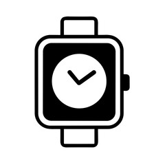 Connected Watch simple Smartwatch Icon