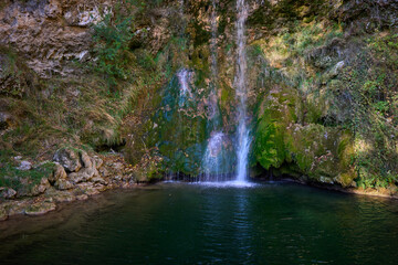 Waterfall Veliki Buk in Serbia