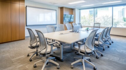 Modern meeting room