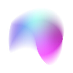 Abstract Gradient Swirl of Soft Colors.