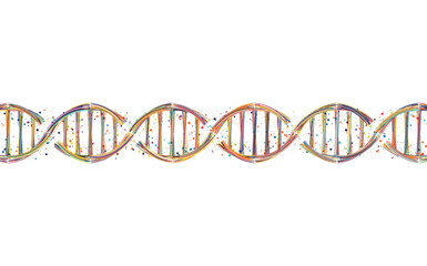 DNA. Medical science, genetic biotechnology, chemistry biology. Innovation technology concept and nano technology background