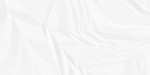 Obraz premium White crumpled paper Blank white crumpled and creased paper poster. 