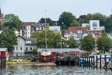 Flensburg vom Wasser aus