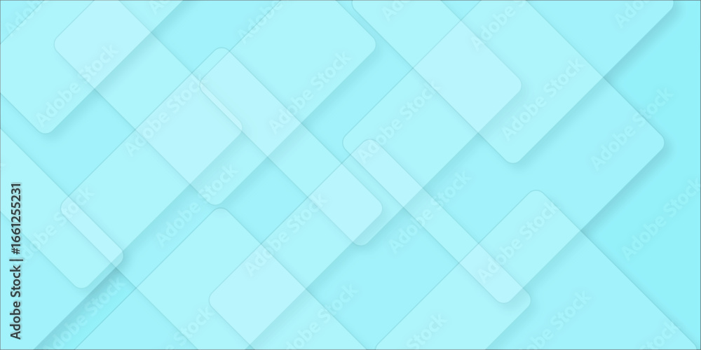 Poster minimalistic geometric blue abstract background. abstract background with transparent rhombus geomet