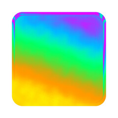 Colorful Gradient Square with Rounded Corners.