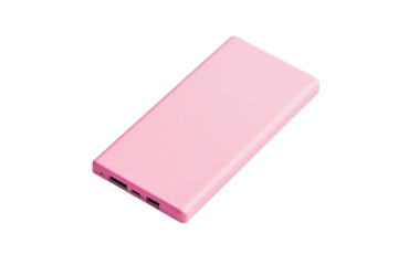Wireless power bank isolated on transparent background