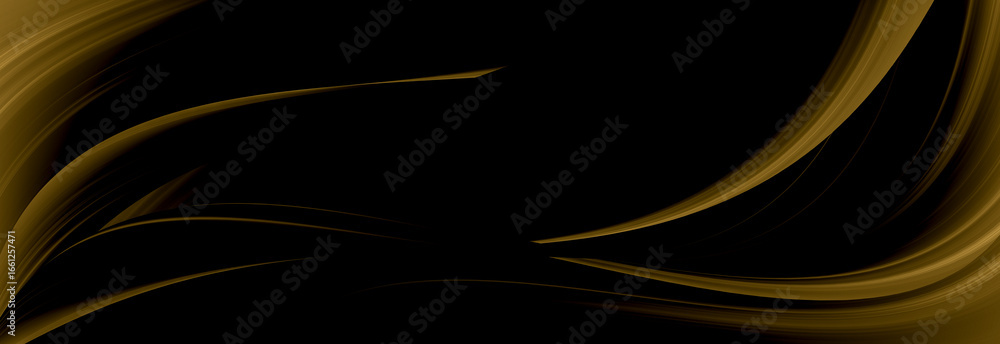 Poster abstract black and gold are light with white the gradient is the surface with templates metal textur