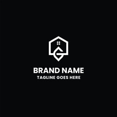 Fototapeta premium Creative Real Estate Logo