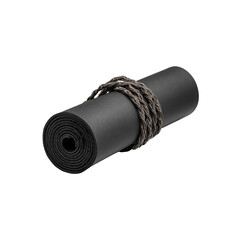Rolled Up Yoga Mat Tied with Rope